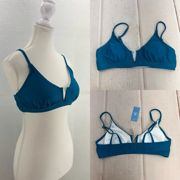 NWT Swimsuit‎ Bikini Top  V-Wire Bralette SIZE M - Picture 11 of 17